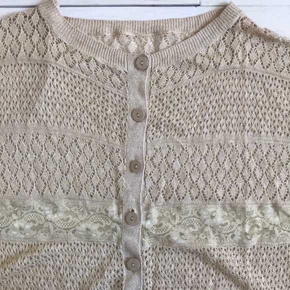 Anthropologie Moth open knit slouchy sweater - Picture 5 of 5